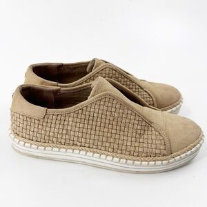 ✅ J/Slides Women's Kayla Woven Slip-On Platform Sneakers SIZE‎ 7